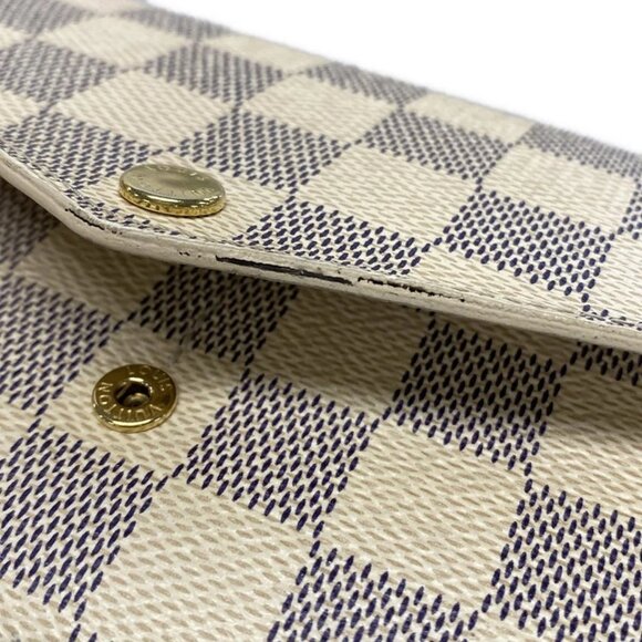 LOUIS VUITTON Portefeuille Sara Azur Damier - Long Wallet  503-042425 - Picture 7 of 12